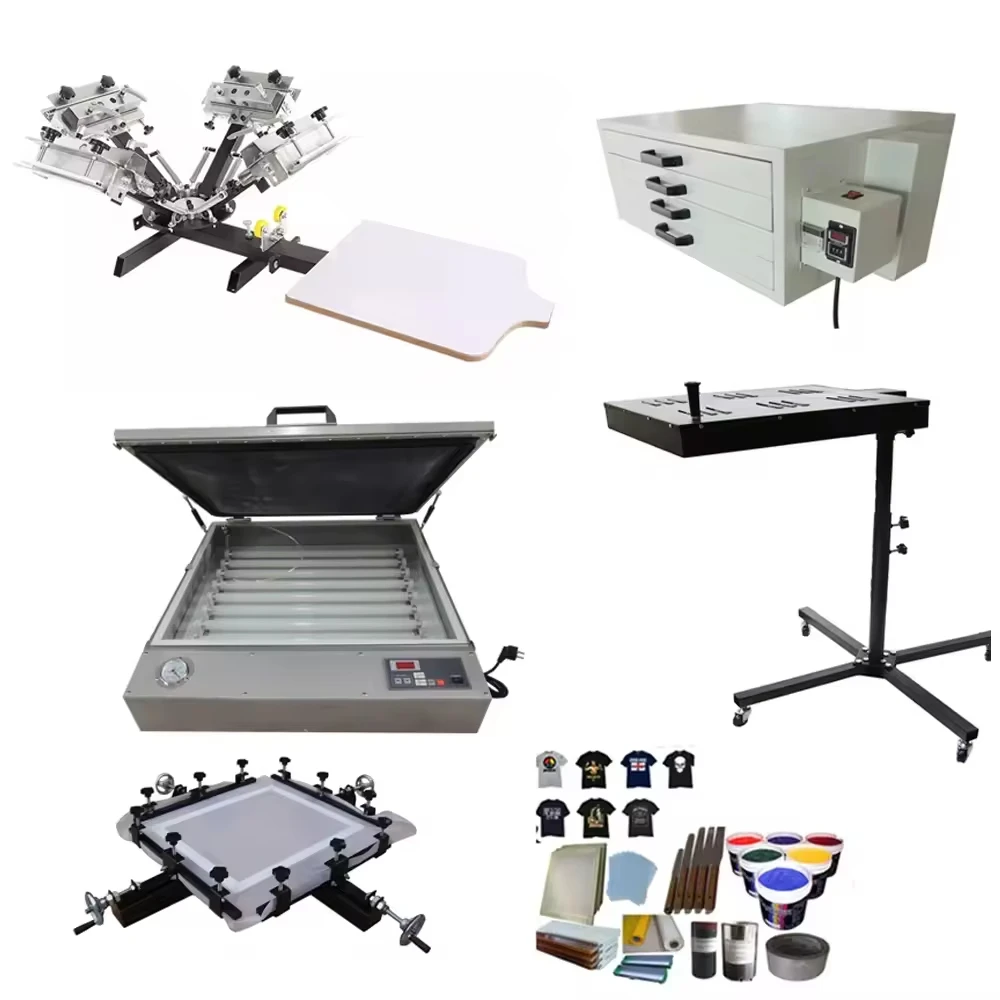 DGRUIDA Full Set NS401-MR Screen Printing Machine