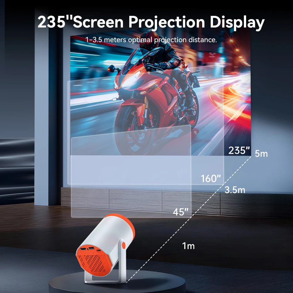 Mini Portable Android 4K Projector - Image 8