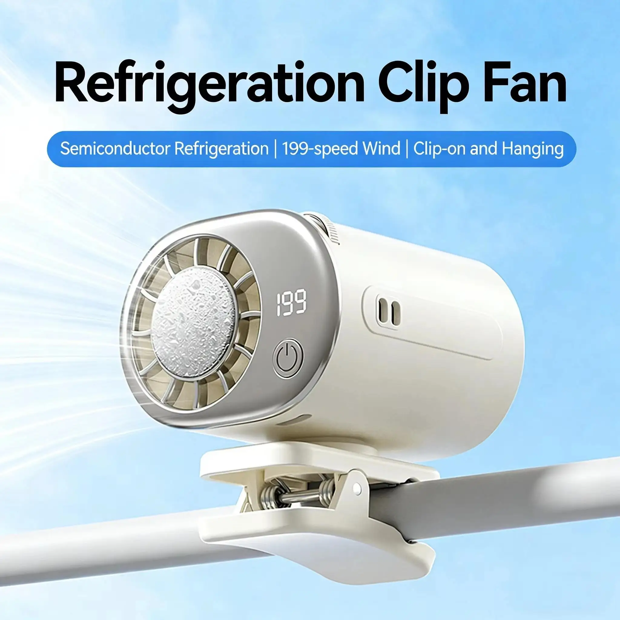 Stroller Clip Fan, 2in1, Portable, 199, 360° - detail 6