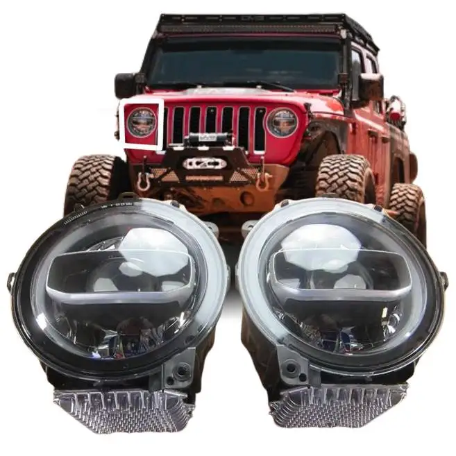 car accessories Led Headlight for Jeep Wrangler JL Gladiator 2018 2019 2020