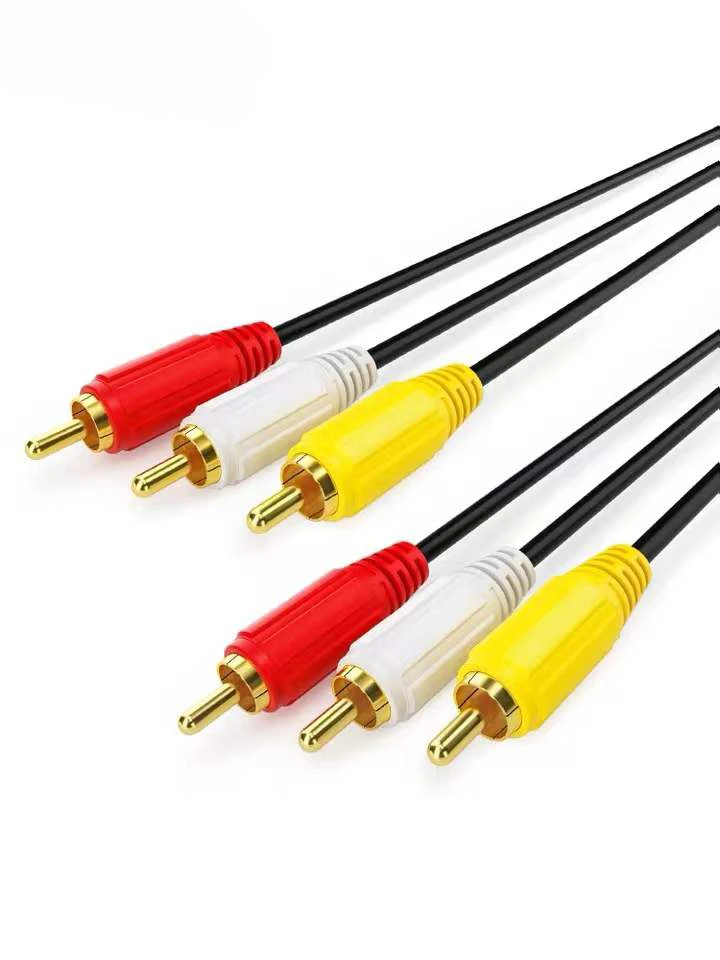 Institute Through Siblings Rgb Red White Yellow 1.5m 3 Rca To 3 Rca Male Cable Audio Composite Video  Av Tv Lead Rca Cable - Buy Rca Cable,Red White Yellow Rca Audio  Cables,Copper Connection Line Product