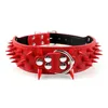 red spikes red