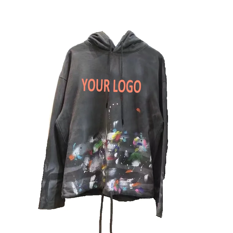 Source Luxury Quality splash loose large hoodies multi-colored