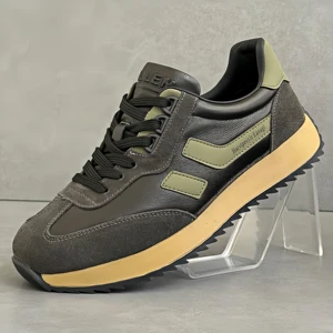 YIHE MCA-098 Men's Cloth Sneakers Comfortable Breathable Summer Running Shoes Light Weight Soft Mesh Midsole New Autumn