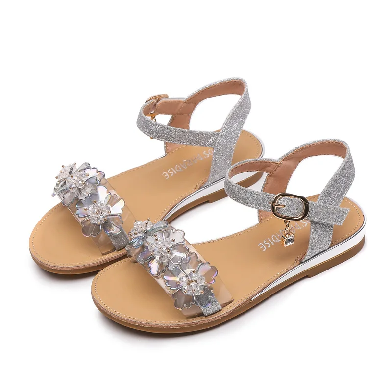 Sandalias De Verano Con Flores Para Niñas,Calcomanías  Mágicas,Bonitas,Informales,Cómodas,Suaves - Buy Italiano Zapatos De Mujer  De Moda Sandalias De Verano De 2014 Nueva Chica Decoración De La Flor,Las  Niñas Buenas Desnudo Flores Playa