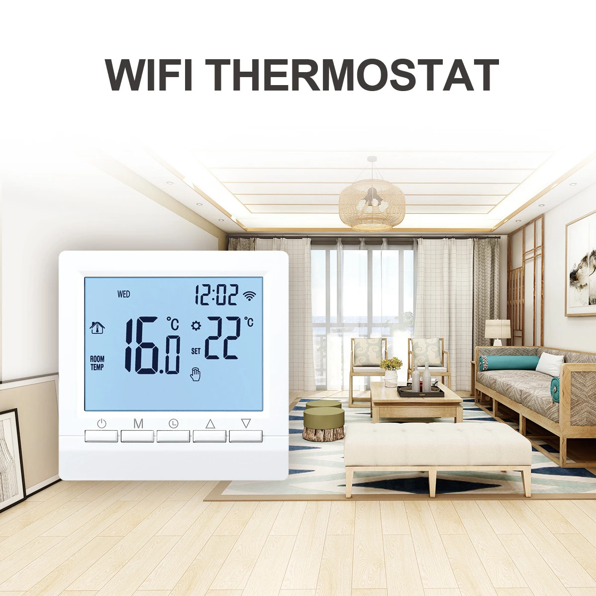Wholesale Thermoregulator programmable Wireless Room digital Wifi Thermostat Termostat for Boiler Floor Water Heating Termostato From m.alibaba.com