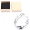 Silver jewelry box with accessories