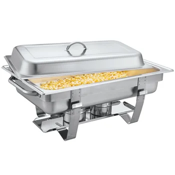 Buphex SS201 Economy Chafer 9L 633-3 Stackable Chafing Dish 7.5L with GN1/3x3 Food warmer Hotel, Restaurant, Catering equipment