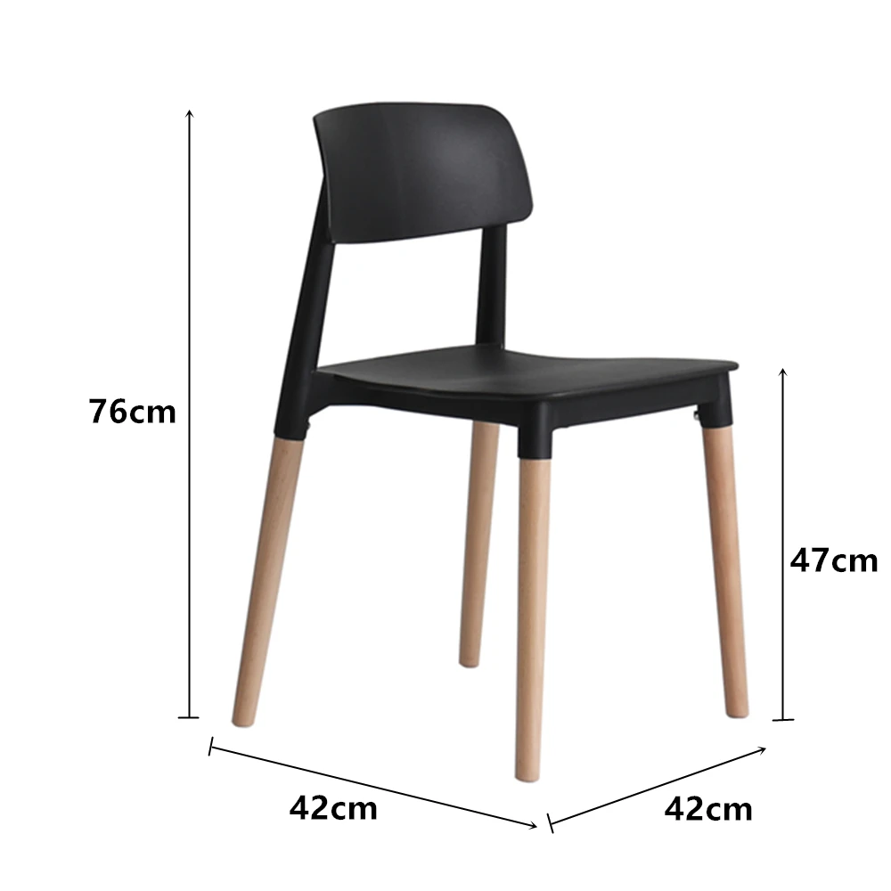 Nordic creative plastic dining chair home color drawing dining chair milk tea shop meeting coffee chair negotiation office
