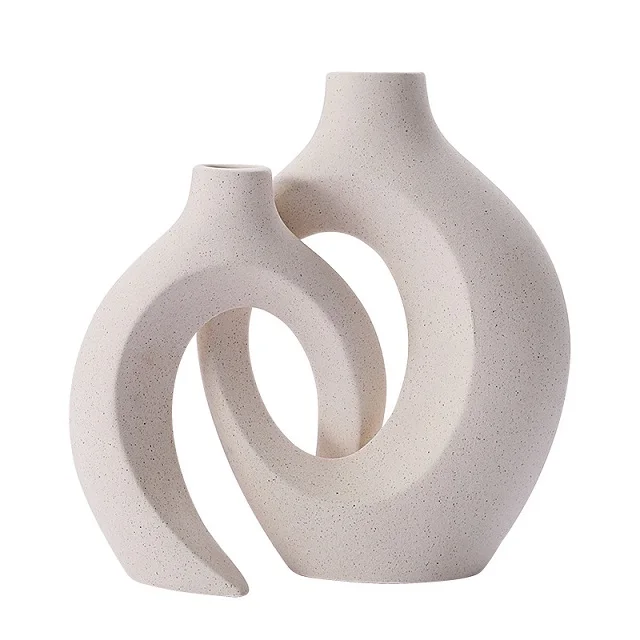 Premium Keramikvase Moderne Tischvase Dekoration Für Zuhause Party Tisch Kreative Weiße Keramik Blumenvase