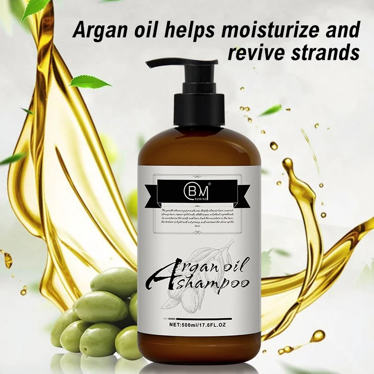 Высокое качество, частная марка, без сульфата, органическое аргановое масло, питательный шампунь для волос и Кондиционер