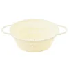 Small white draining basket