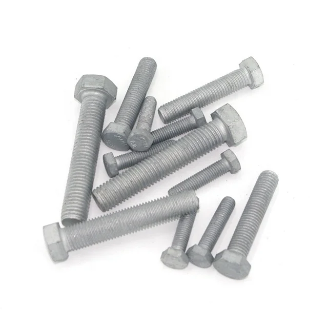 Din933 Din931 Galvanized Hex Bolt M12*70 M14*80 M16*50 Buy Grade 8.8