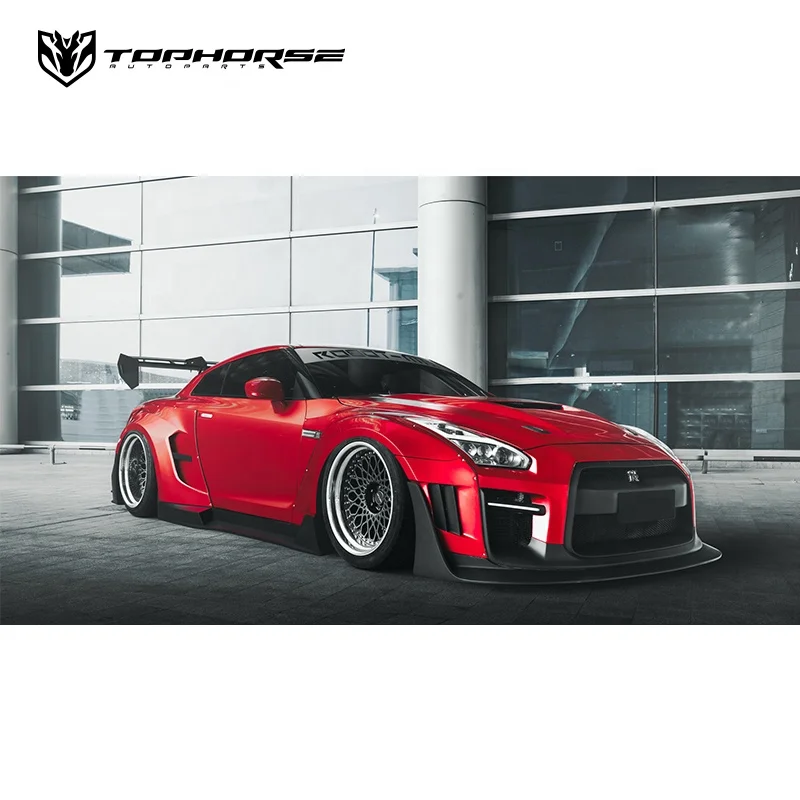 日産 GT-R R35 後期型 ボディキット バンパー ボンネット サイド