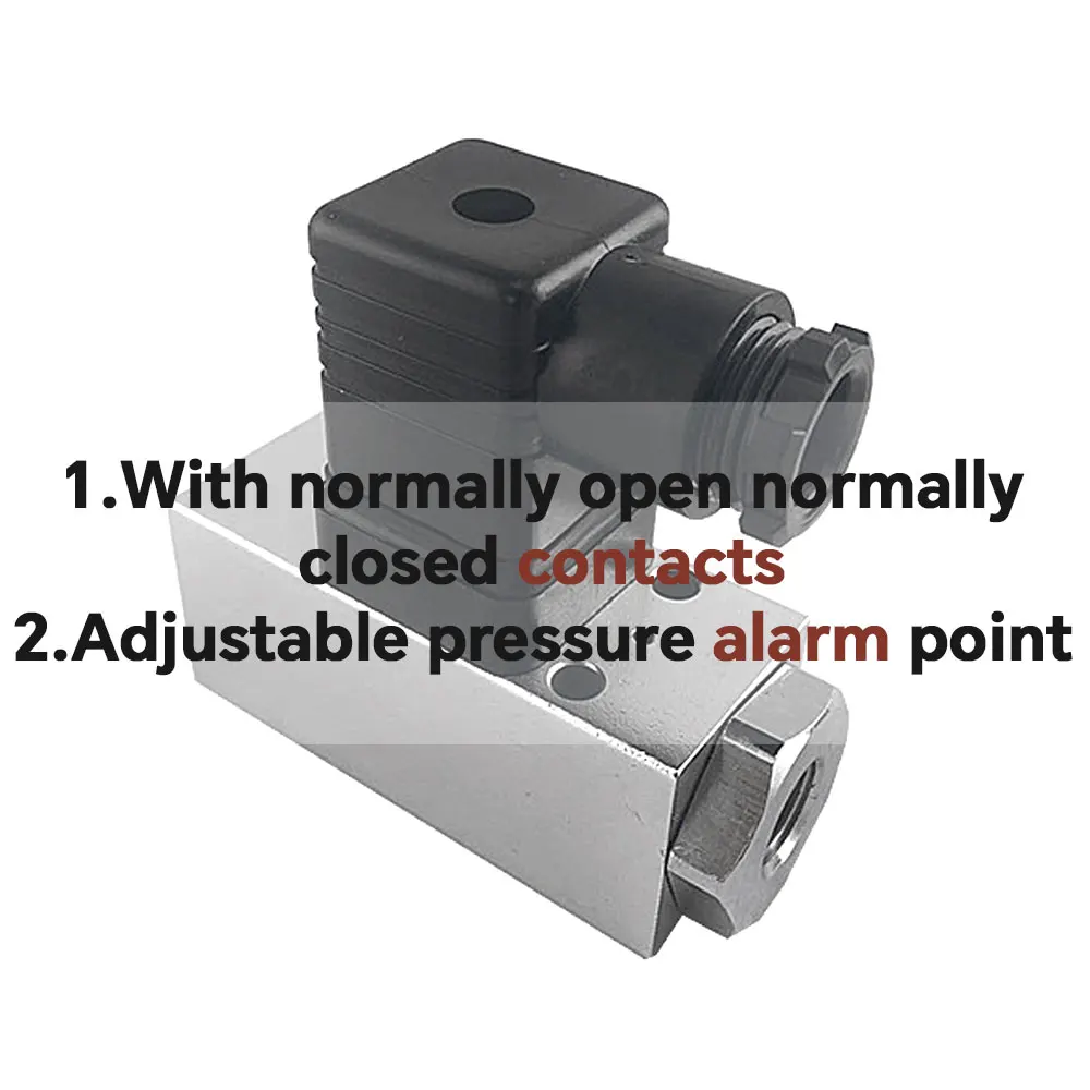 Low Pressure Diaphragm Pressure Switch For Neutral Gas Air Water Hydraulic Oil Light Fuel Oil