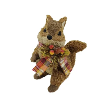 High Quality Harvest Festival Indoor Decor Woodland Animal Natural Chipmunk Fall Decorations and Autumn Decor