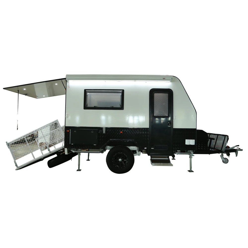 Ecocampor 12ft Offroad Toy Hauler Rv Caravan Camper Trailer Mobile