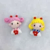 Beautiful girl-single price-8.5 height pink and yellow