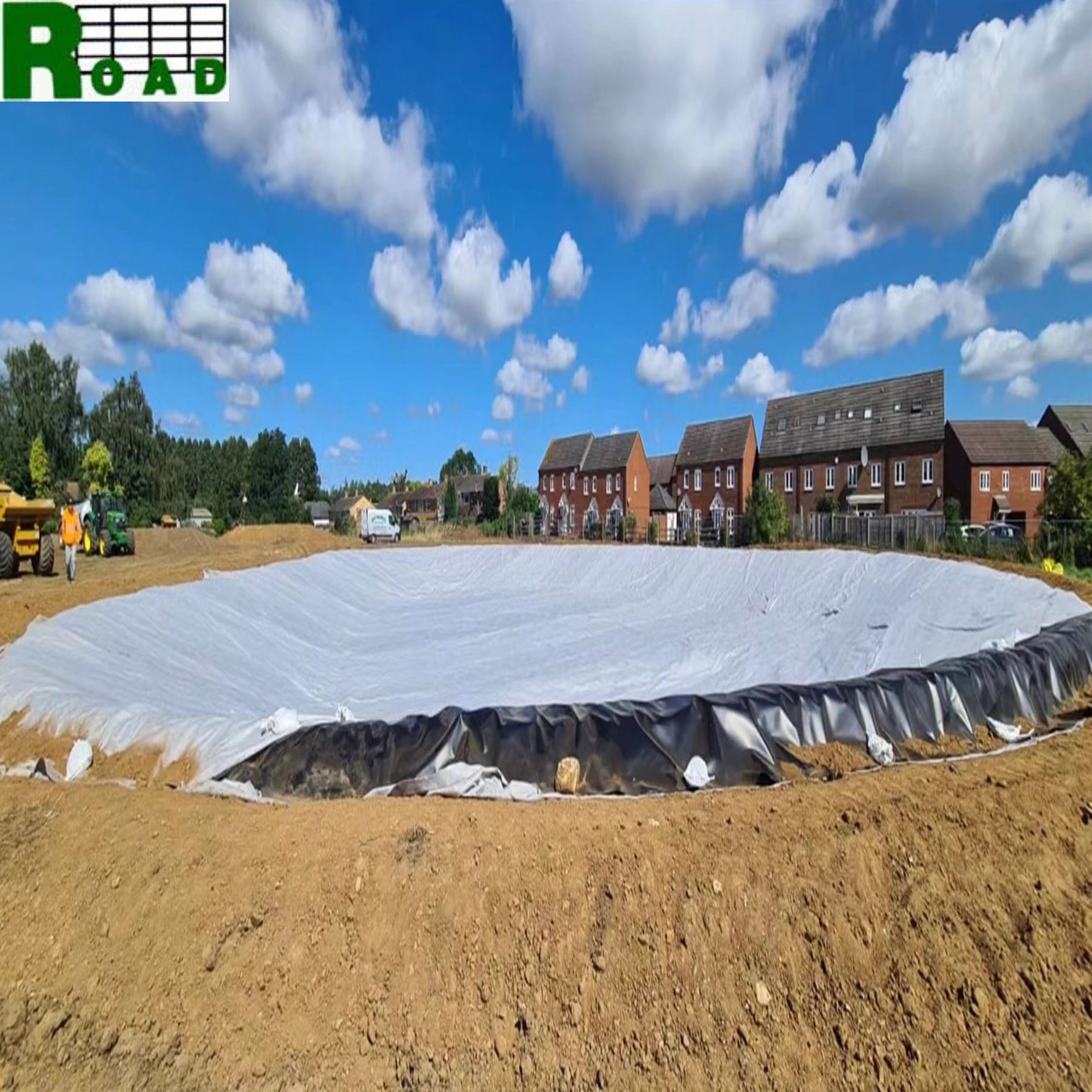 HDPE Geomembranes Fish Pond Liner 45 Mil Pools Landscaping Membrane Reinforced Gardens Geomembrana for Dam Liner