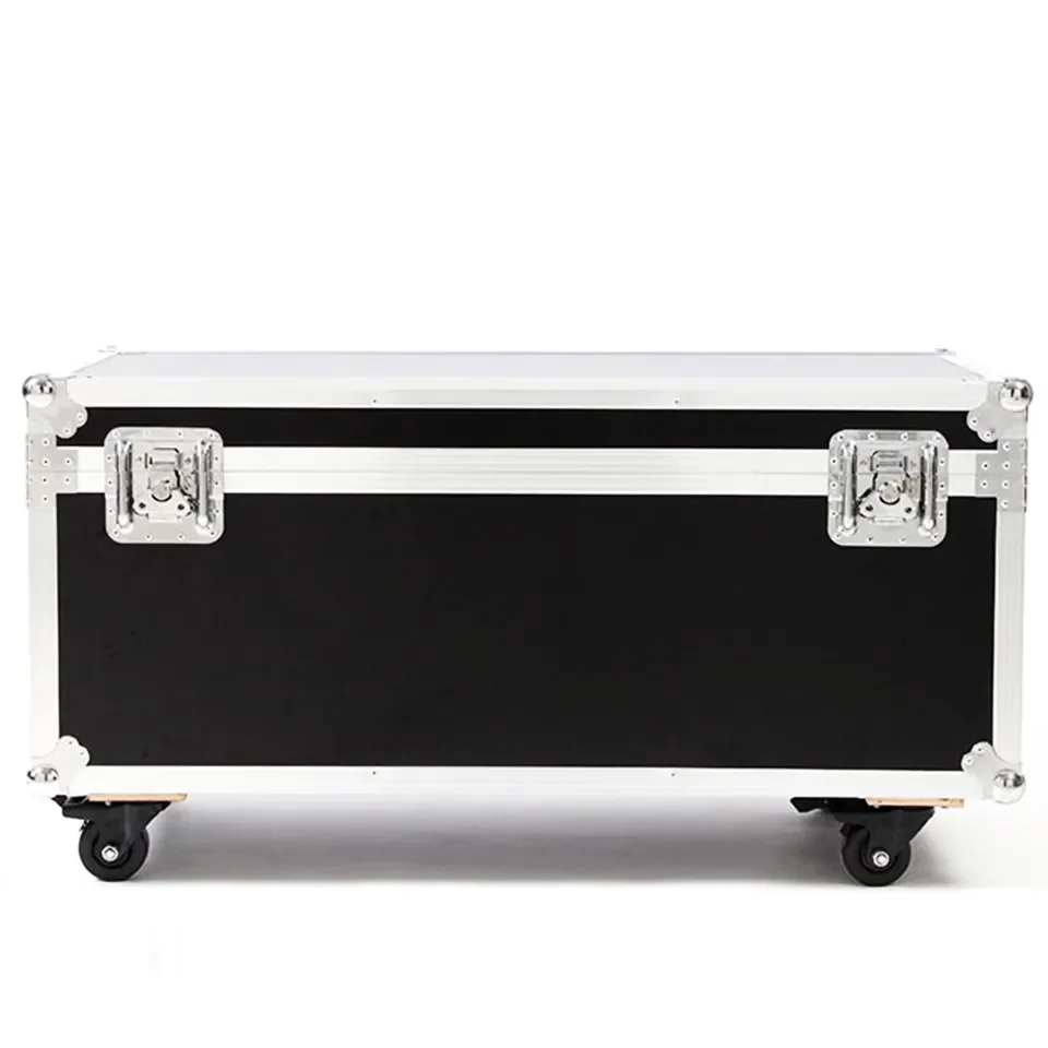 TYI Durable Metal Hardware and Poly Wood Plate Aluminum Flight Case with Trolley and Wheels for Carrying Precision Equipment factory