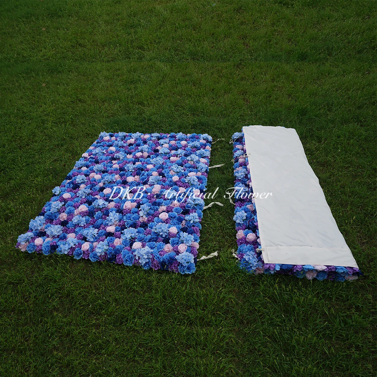 DKB новый синий волшебница Роза Гортензия искусственный цветок стены фон Свадебная сцена сад рождественские