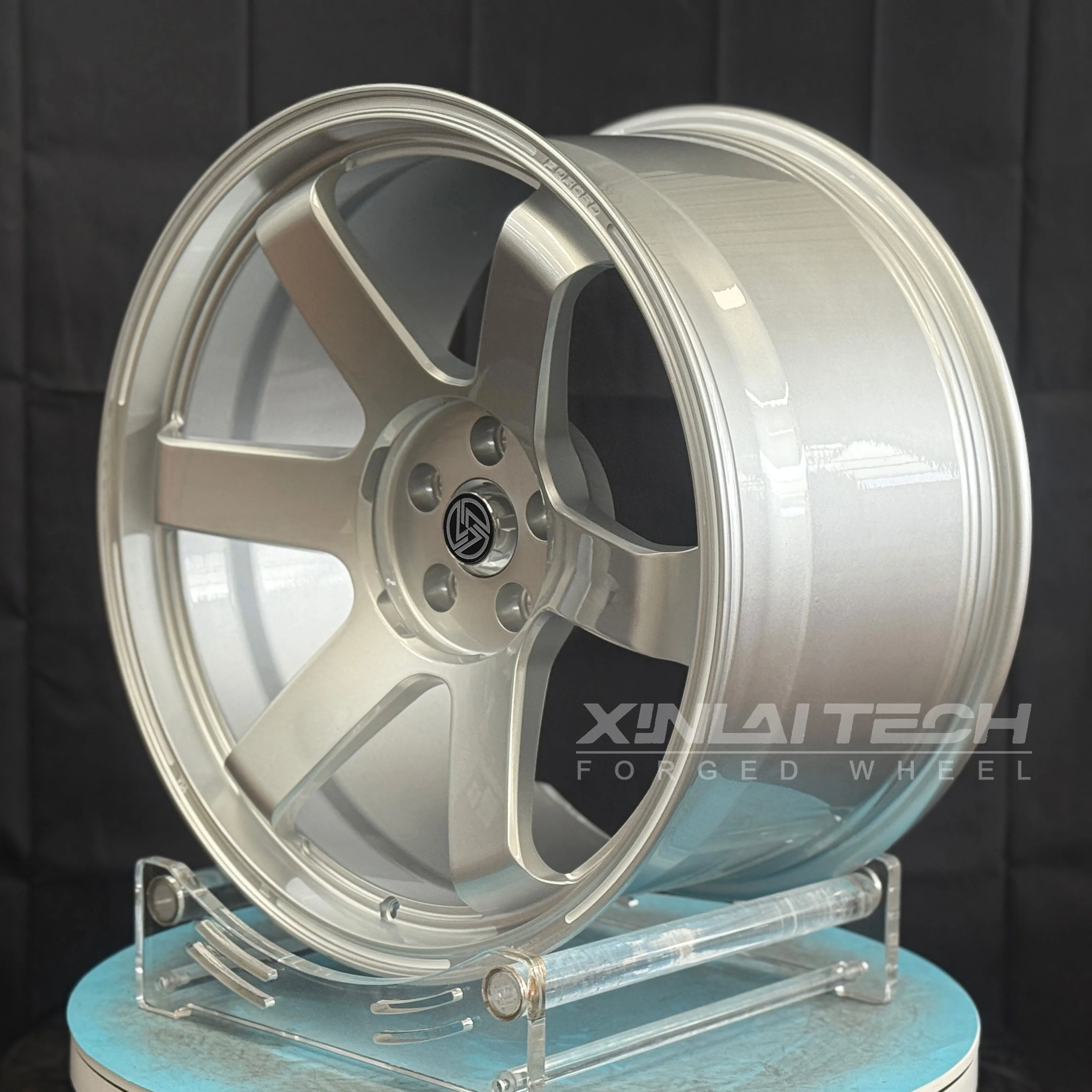 XL Silver Finished Custom Forged Wheel 1-piece Monoblock 5x120 5x112 5x114.3 17 18 19 20 21 22 23 Inch Jdm Racing Car Wheel - Image 2