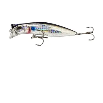 Cheery 80mm 12G Topwater Whopper Popper Salt Water Bass Trout Artificial Bait ABS Wobble Supplies Fishing Lures for River – Popper – view 5