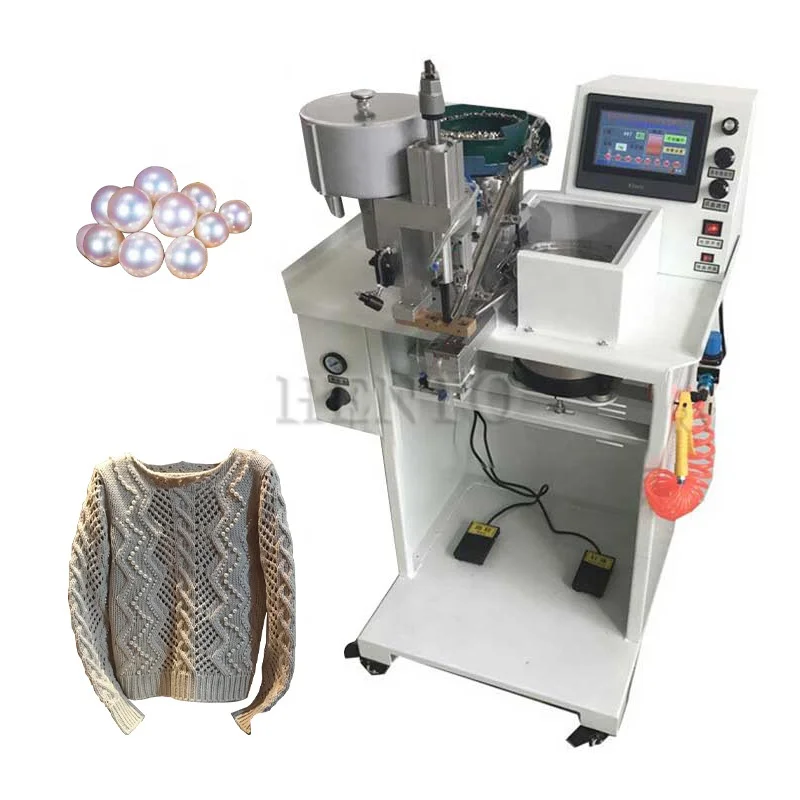 High Speed Automatic Pearl Fixing Machine Pearl Setting Machine for Nail  Beads