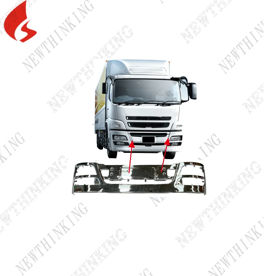 Custom Made High Quality Chrome Front Bumper for Fuso F420