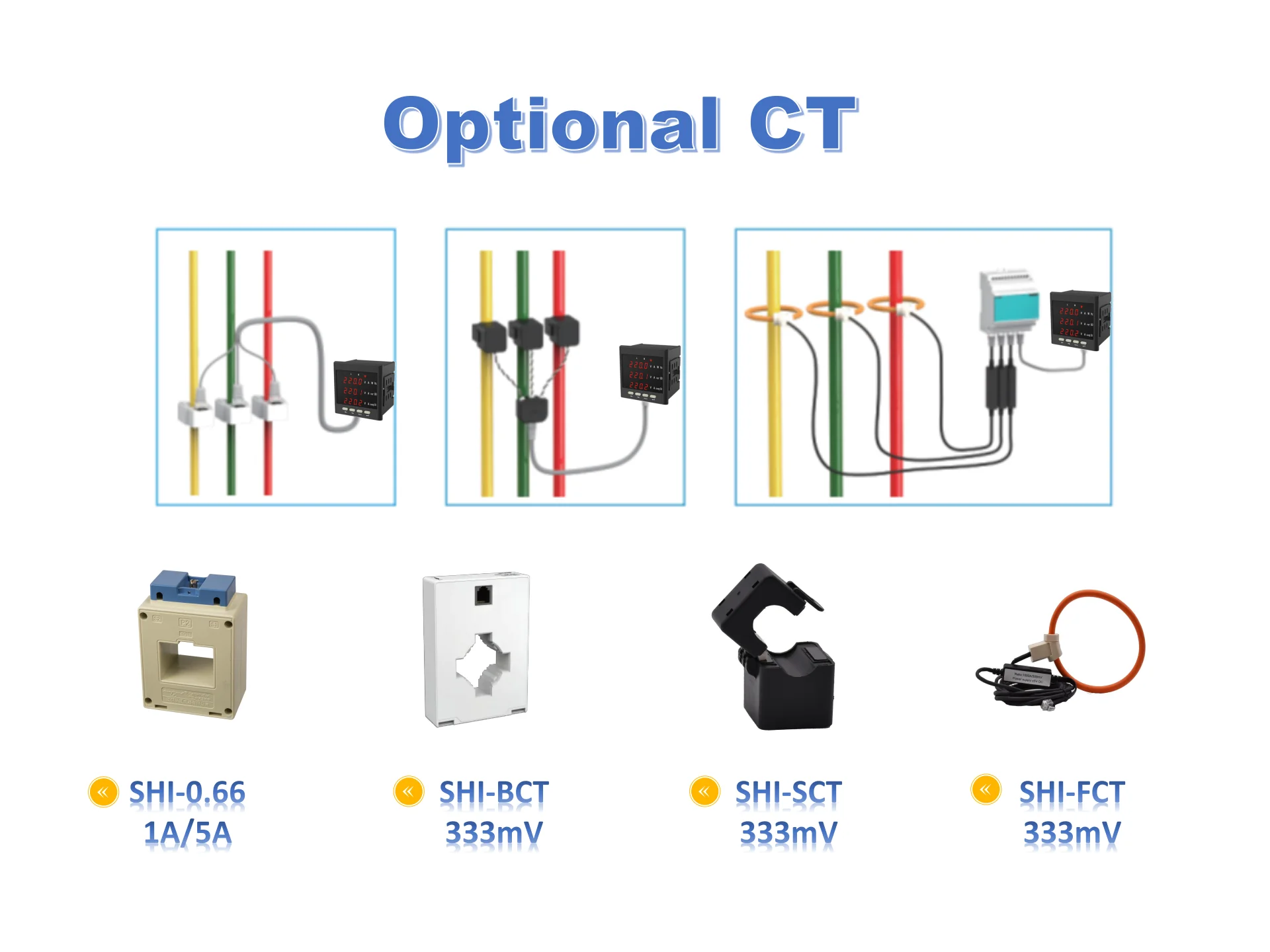 Многофункциональный измеритель мощности с ЖК-дисплеем Rs485 Modbus