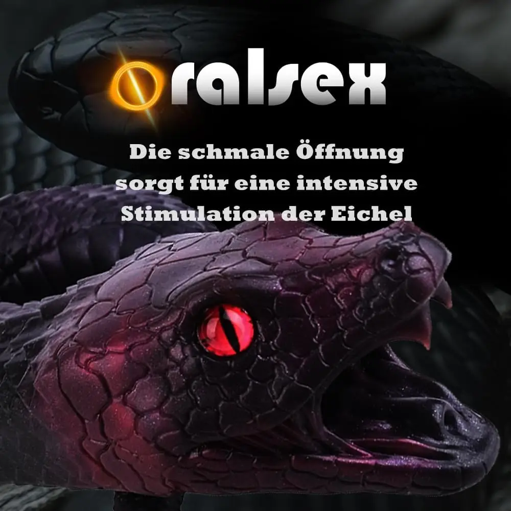Realistic Fantasy Masturbator - Monster Snake Oral Sex