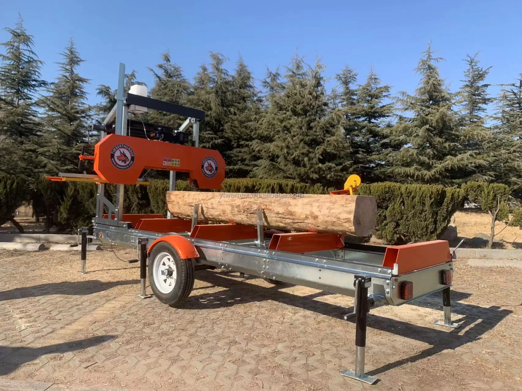 Horizontal Rs31e Band Sawmill With 16ft Trailer Portable Sawmill Buy