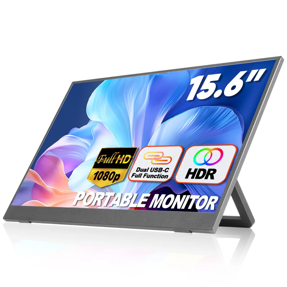 【中古モニター】Portable Monitor 15.6インチ 中古】Portable Monitor 15.6インチ モバイルモニター (FHD