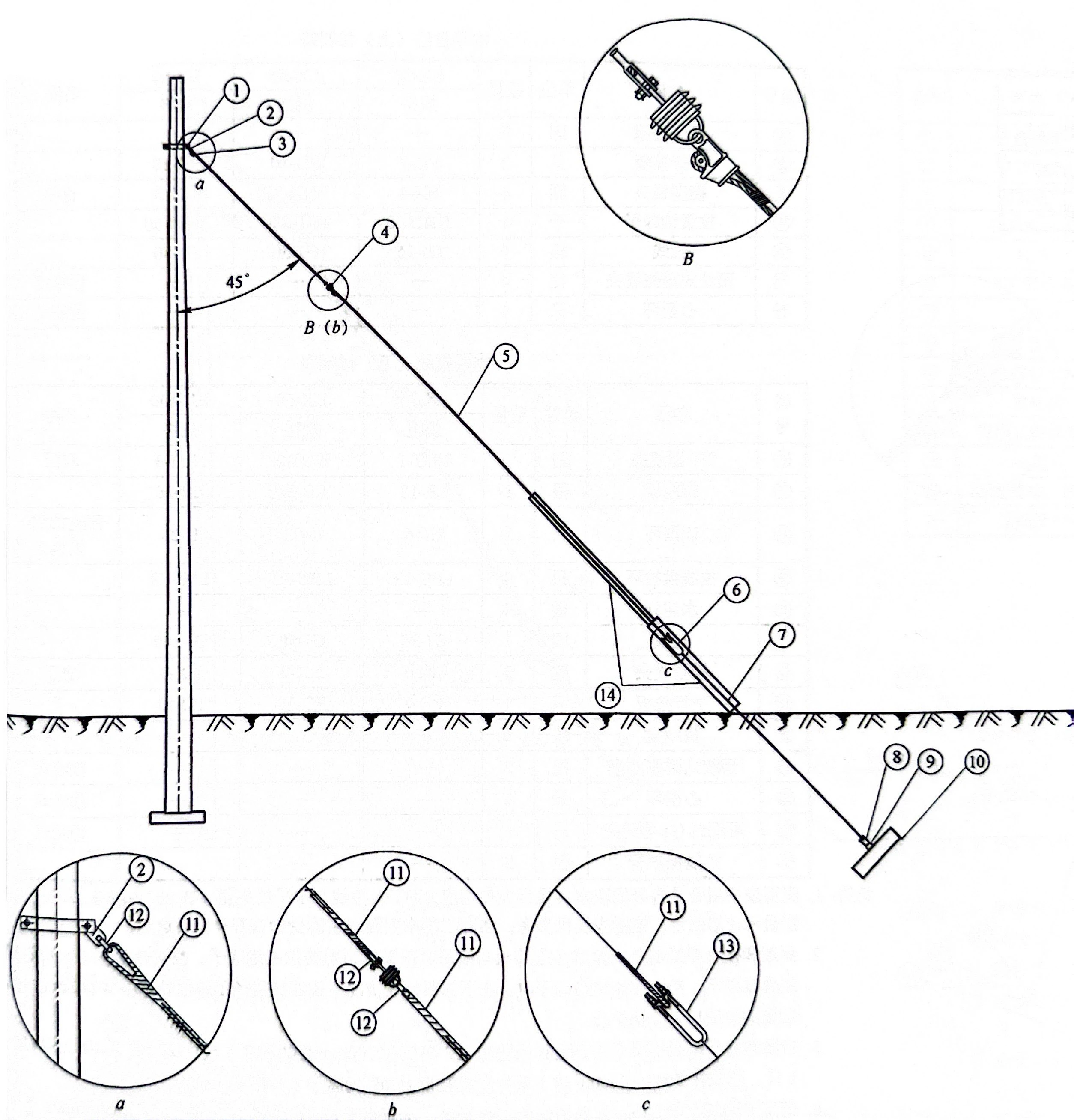 Galvanized Steel U Clevis Shackle For Linking Grid Power Fittingelectric Power Fitting U Type 2409