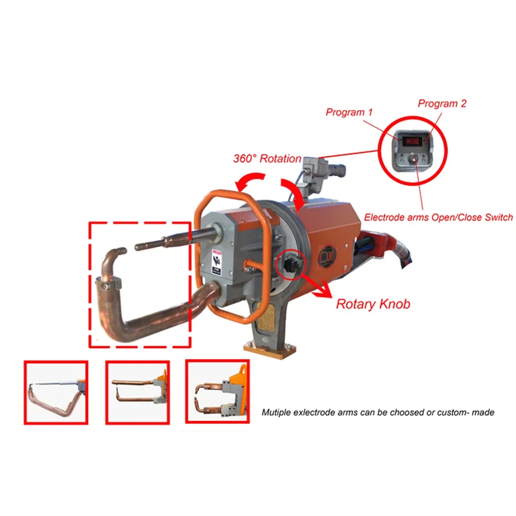 Manual Hand Spot Welder Portable Welding Machine