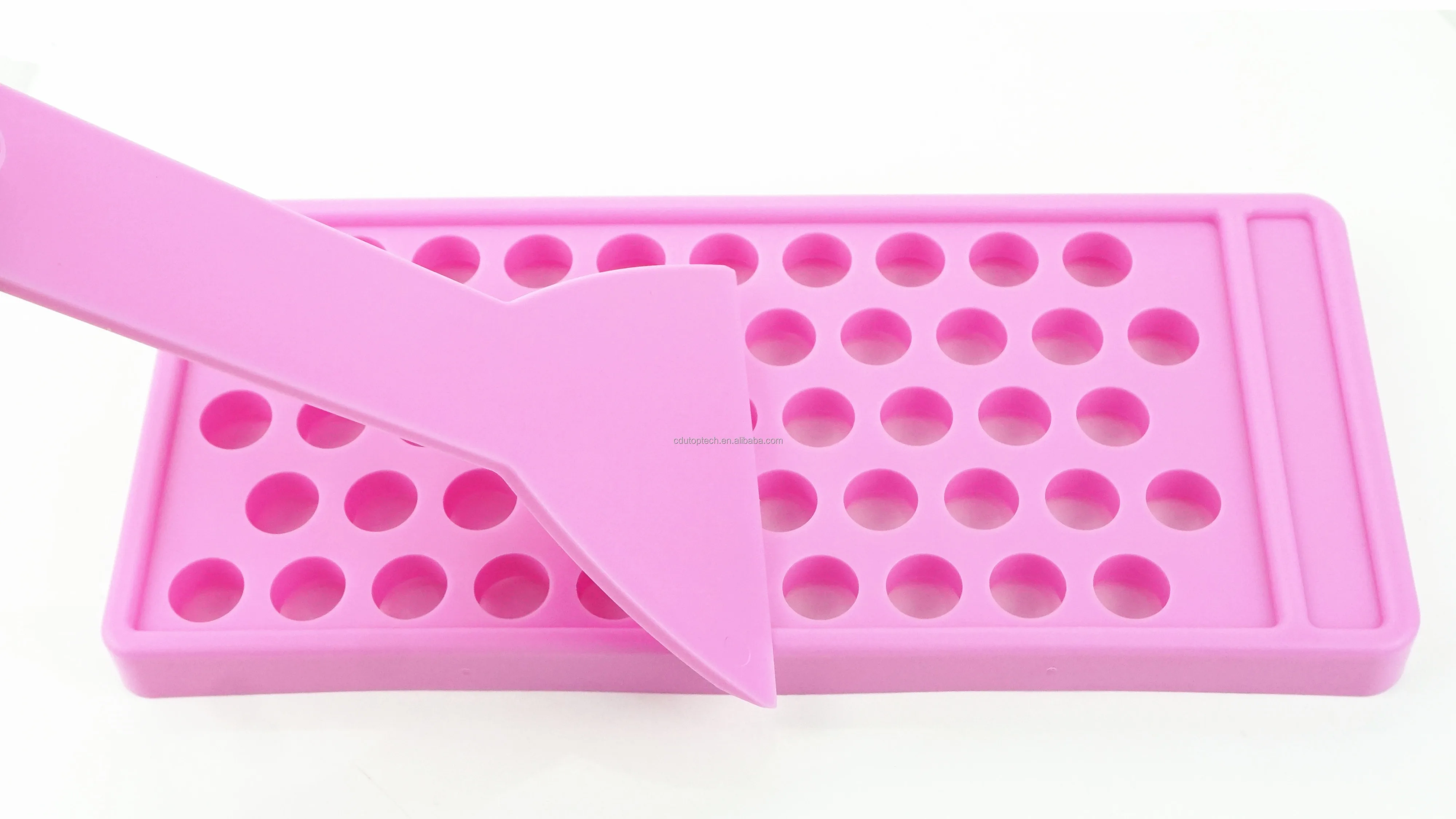 50 Holes Lip Balm Crafting Kit Plastic Lip Balm Pouring Filling Tray