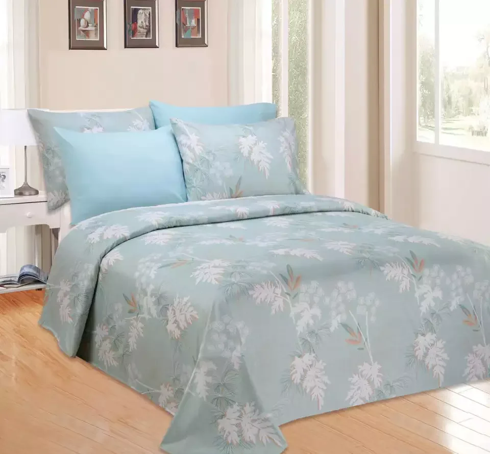Factory Beautiful Floral Pink Bedding Set Super Soft Comfort 100% ...