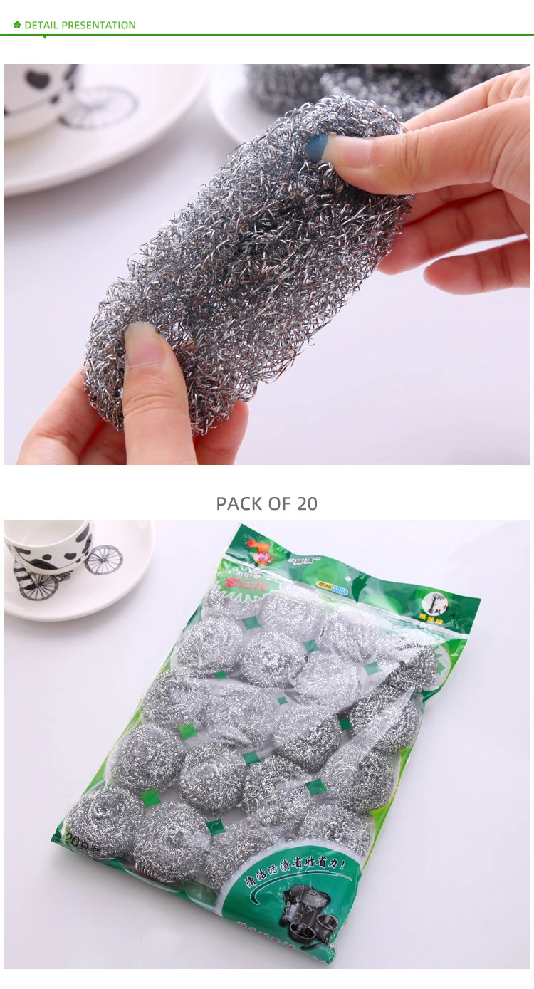 Stainless Steel Wire Balls Cleaning Balls Kitchen Sponge Appliances
