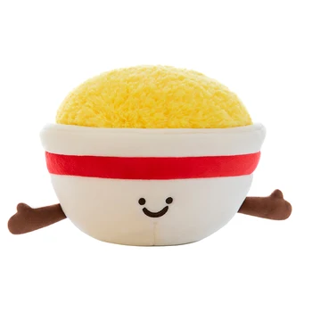 Factory Direct Sales Wholesale Multicoloured Soft Rotundity Bowl Plush Toy with Mesh Lining Low MOQ in Stock