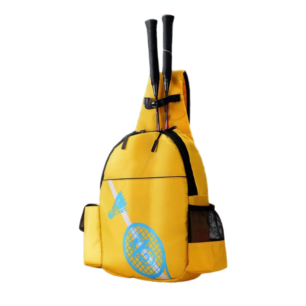 Portable Sports Single Shoulder Double Gear Pickleball Paddle Tennis Backpack Badminton Padel Racket Bag
