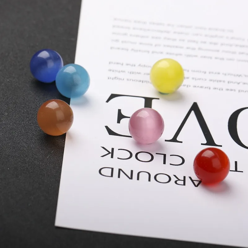 95g Rare Natural Quartz Color Cat Eye Crystal Healing Ball Sphere - Foto 4