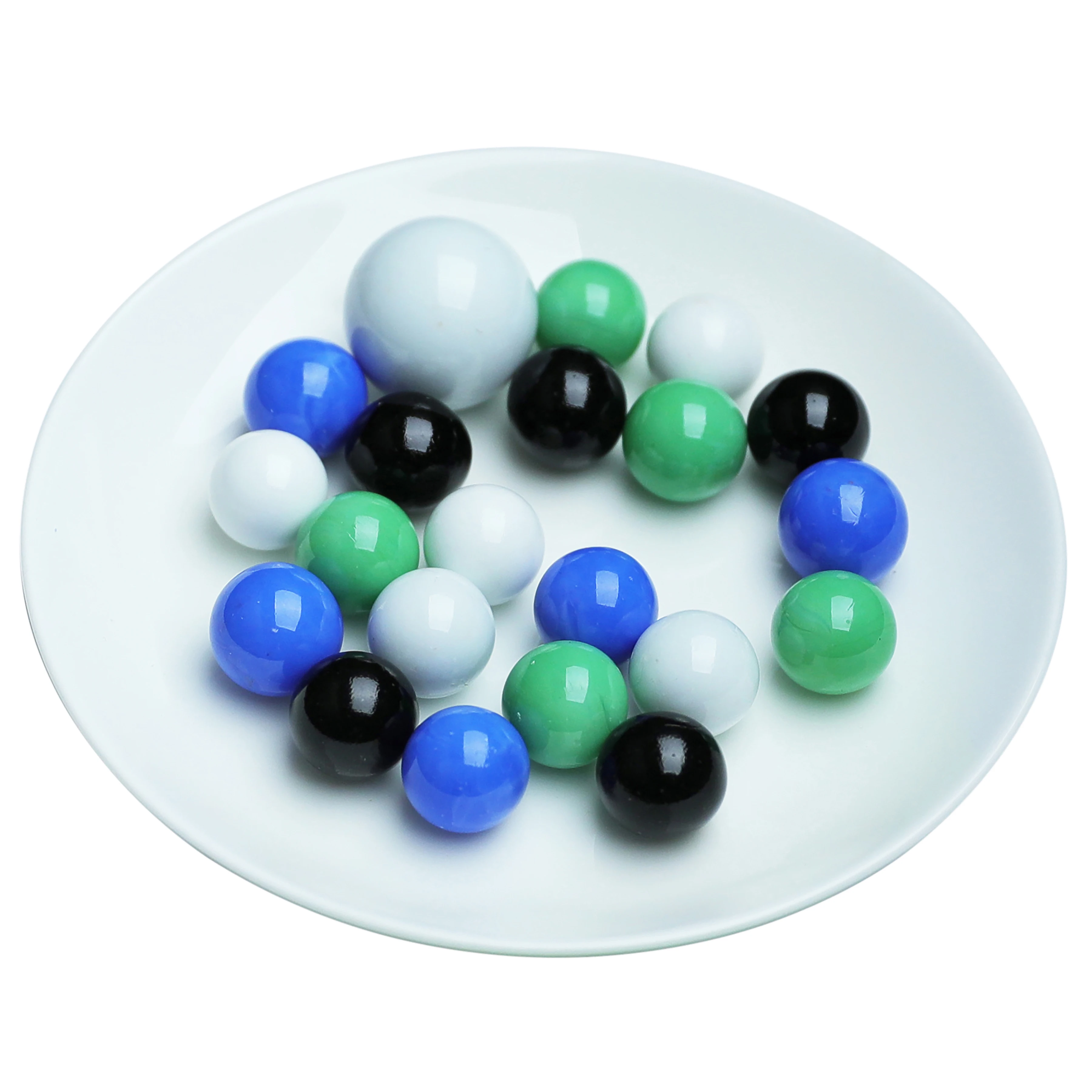 Оптовая продажа роскошные Гоночные Игрушки стеклянные шарики для детей R16MM голубые