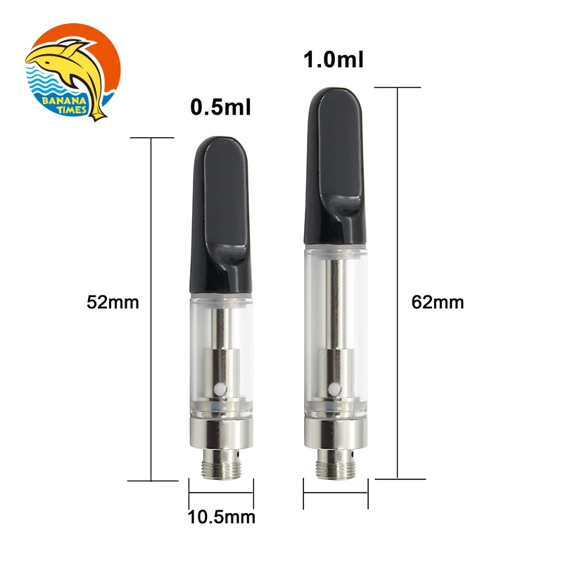 Fast shipping 510 thread atomizer cbd empty cartridge custom packaging ceramic vape cartridge