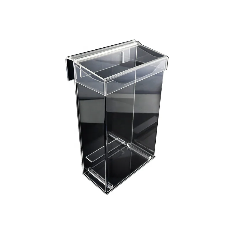 Уличный настенный акриловый держатель для брошюр с крышкой прозрачный органайзер магазинов