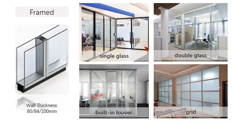 Modular Office Glass Partition Cubicle System Modern Room-in-Room ...