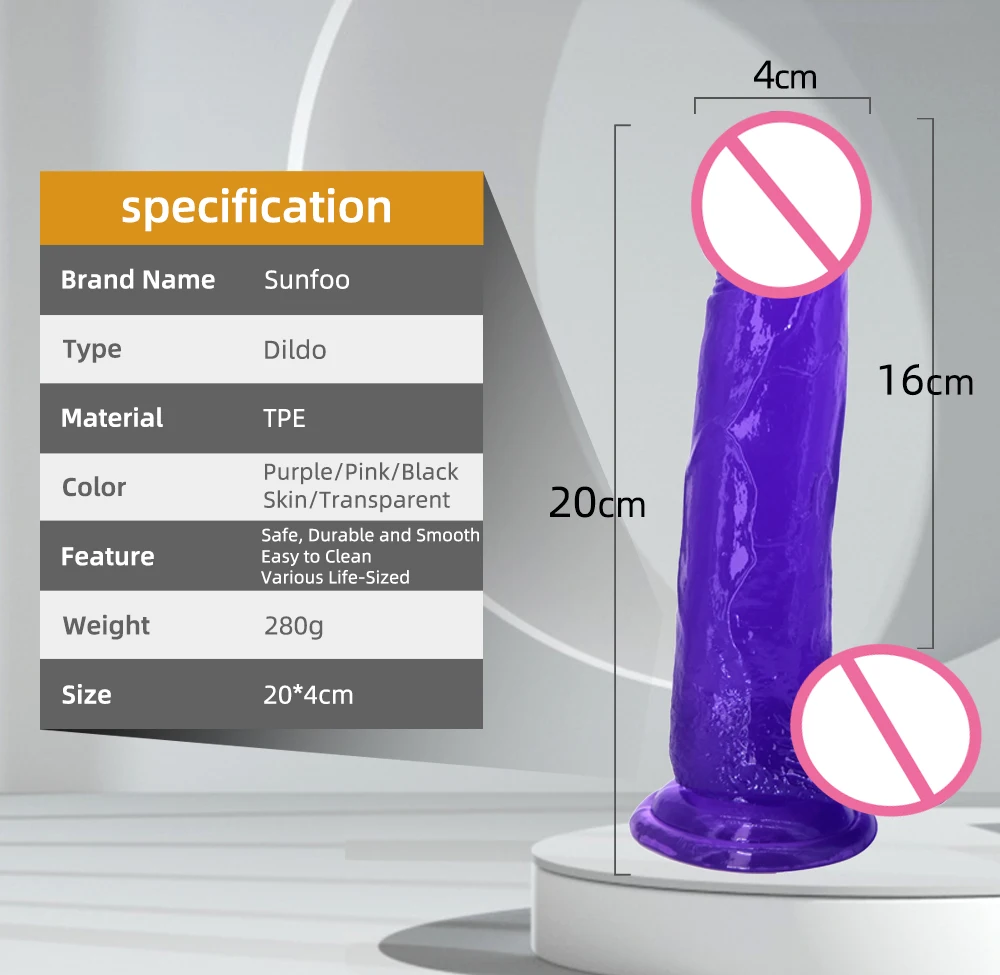 Female Sex Toys Products Penes De Goma Consoladores Crystal Didol Sex Toys  For Women Sex Shop Rubber Penis Big Dildos For Women| Alibaba.com