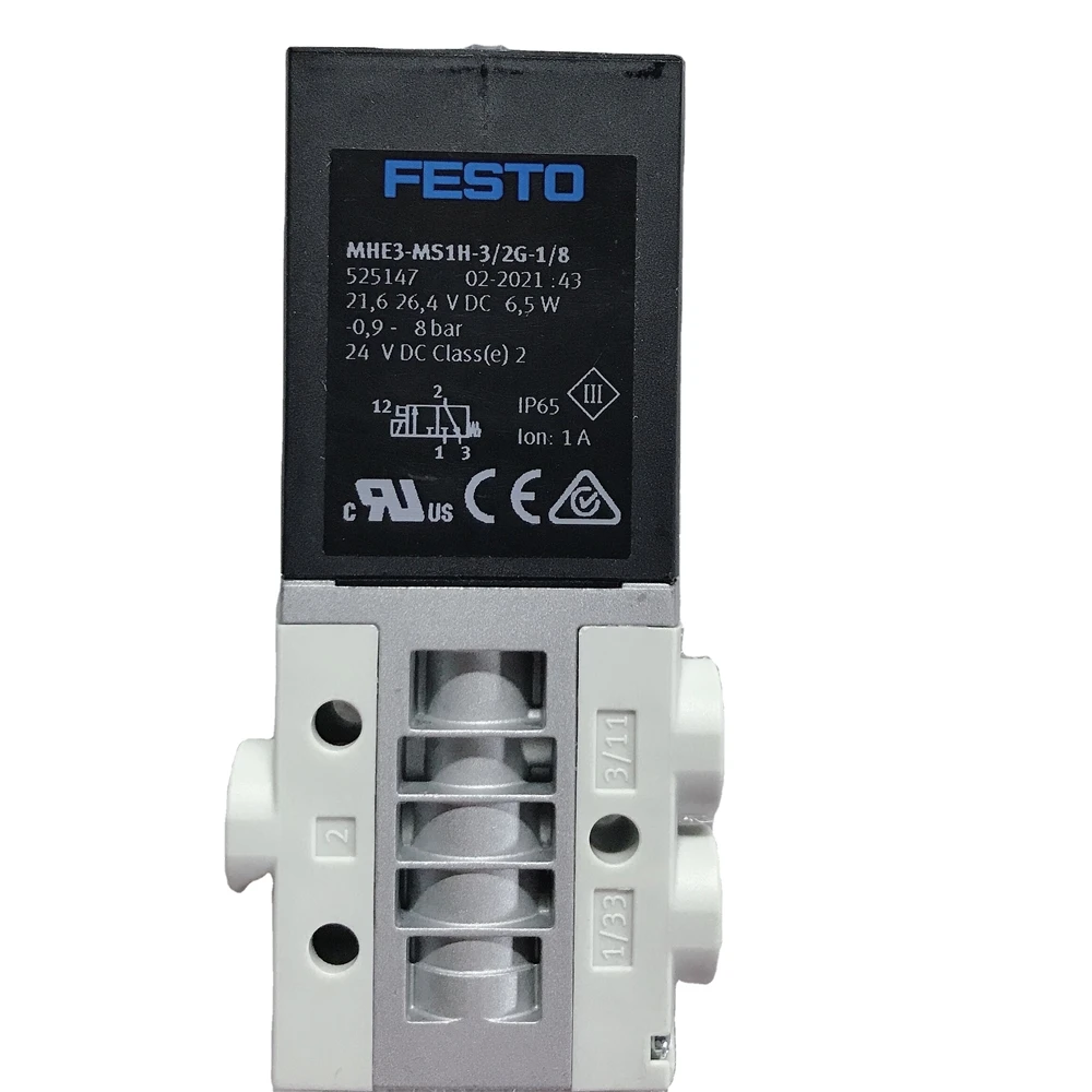 LOT OF 5 AIR SOLENOID VALVE Details about   FESTO VACS-B-M32-MH-WA-1C1 546256 NEW #280563 