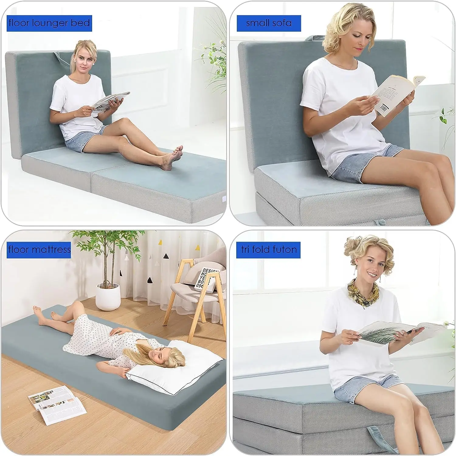 Portable Folding Cot Mattress Topper with Pocket Spring Thin Pad for Home  Furniture for School Hospital Use Factory Direct