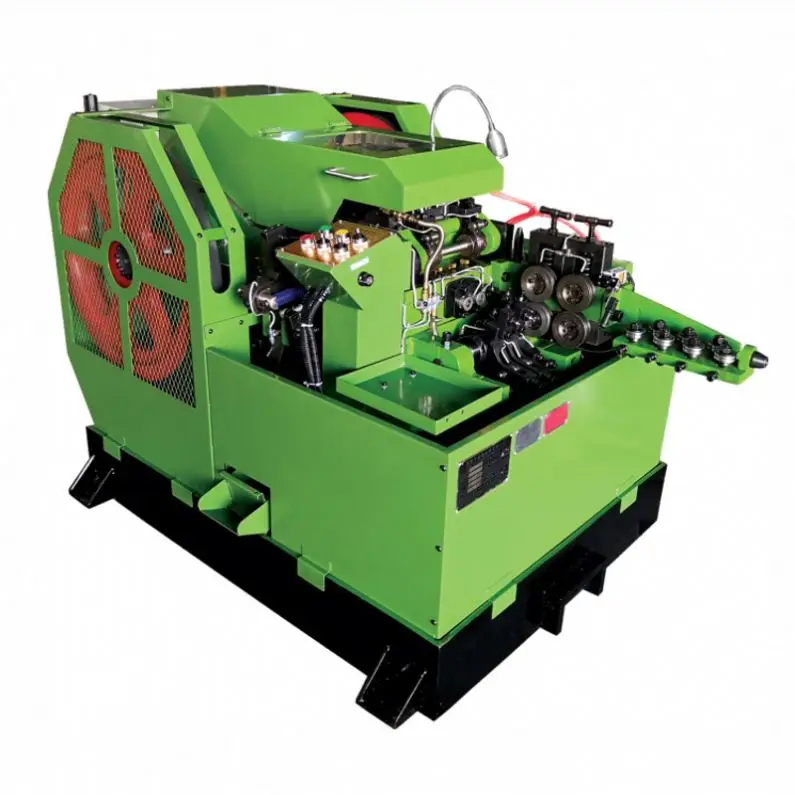 Automatic Screw Making Machines Cold Heading Die Blow Efficiency Multi Stations Nut Bolts Fasteners Nail Function Casting Weld