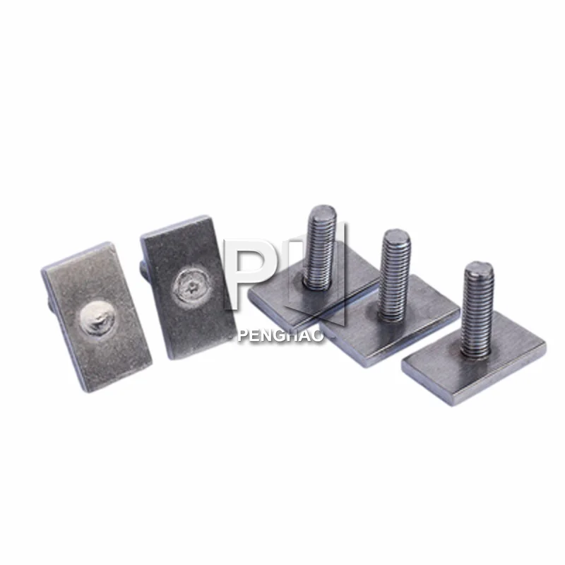 T Type Screw Rectangle Welding Screws Square Head Botls M8 M10